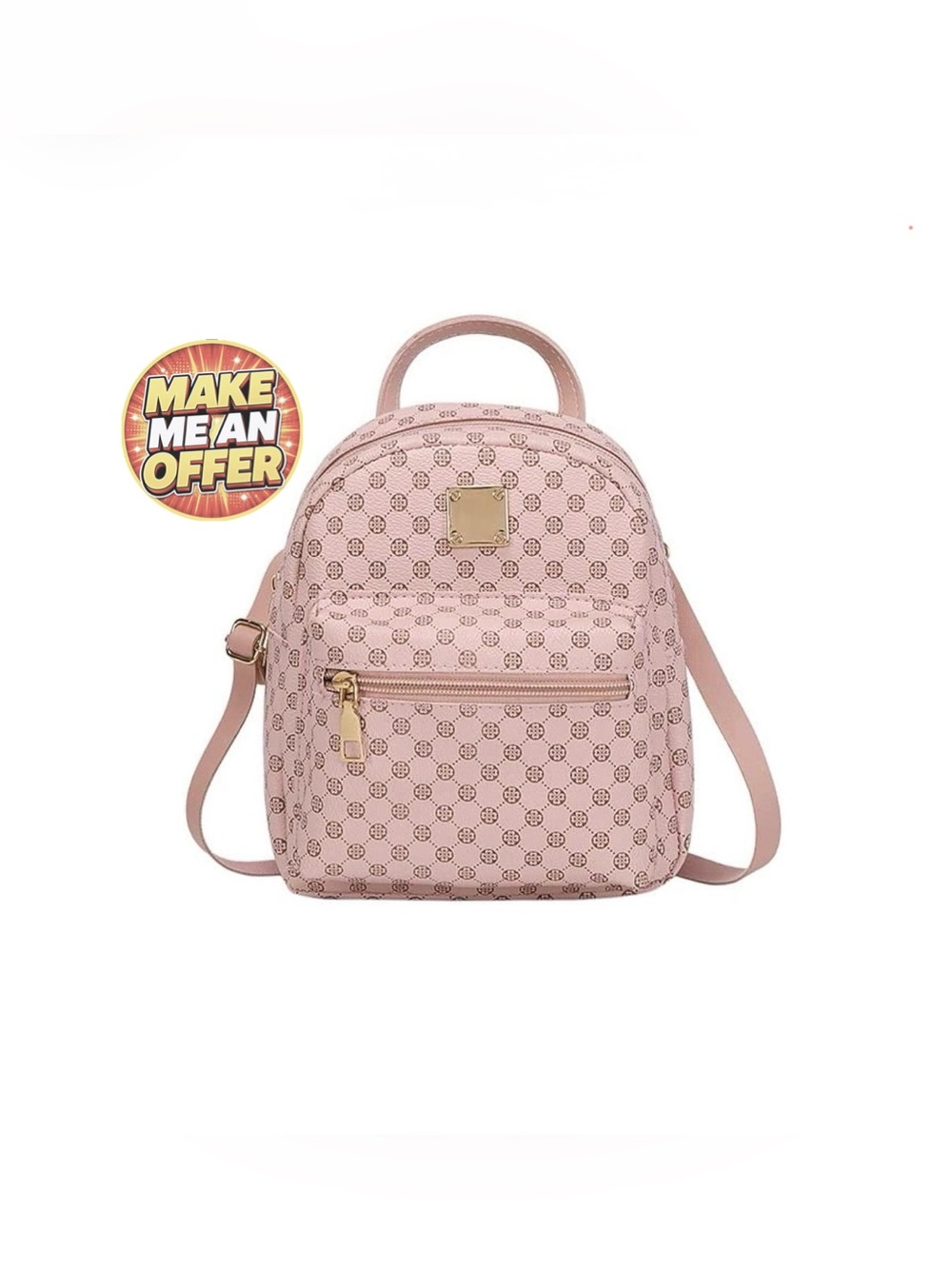 Brand New Elegant Pink Mini Backpack